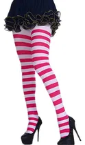 Comprar Pantimedia Media Rayada Disfraz Hallowen Lolita Rey Negro Az