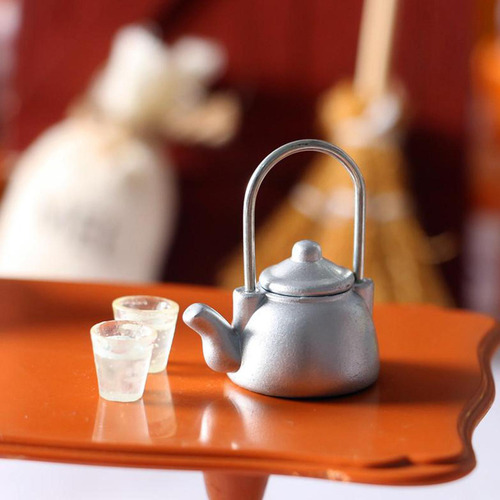 0 1:12 Casa De Muñecas Miniatura Olla De Agua De Cocina