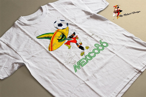 Remera Mexico 86 Pique Mascota Mundial