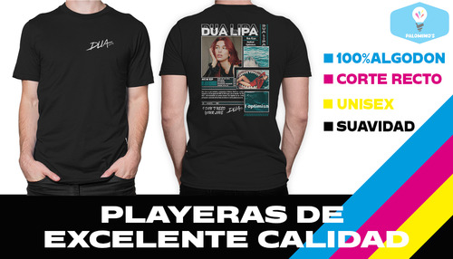 Playera Dua Lipa Radical Optimism Tour 2025