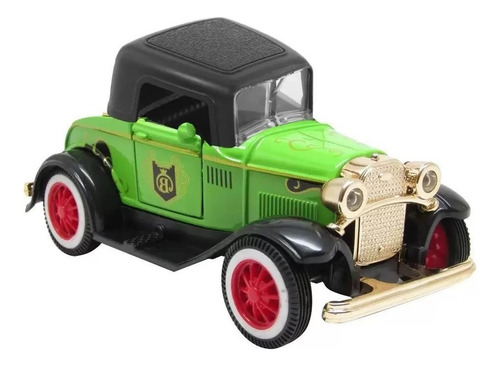 Miniatura Ferro Ford Carro Antigo Abre Portas Fricção Car Cor Ytl-1014/verde