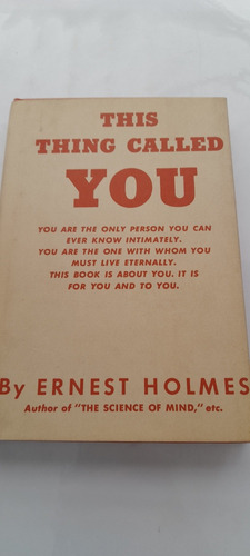 This Thing Called You De Ernest Holmes - En Ingles (usado)