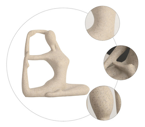 Figura Decorativa De Yoga, 1 Pieza, Escultura De Postura De