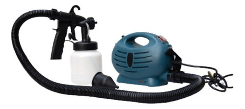 Pistola Pintura Pulverizadora Compressor 650w 110v 220v Cor Azul