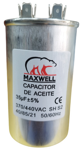 Capacitor 35x370v-440v De Marcha Marca Maxwell _