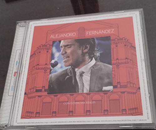 Alejandro Fernández Cd  + Dvd.confidencias Reales