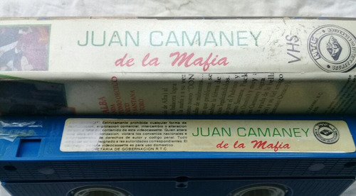 Juan Camaney De La Mafia Luis De Alba Película Vhs (Usado)