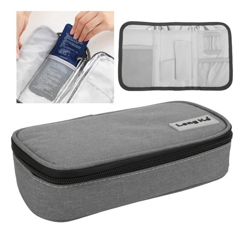 Lazhu Waterproof Portable Insulin Refrigerated Box Al