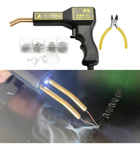 Máquina De Soldadura De Plástico Con Grapadora En Caliente