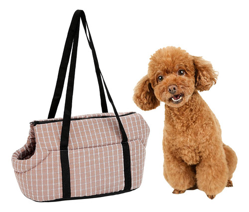 Bolso De Hombro Para Transportar Gatos Bolso Ligero Café L