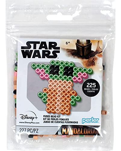 Perler 80-53457 The Mandalorian Baby Yoda Star Wars Mini Fus
