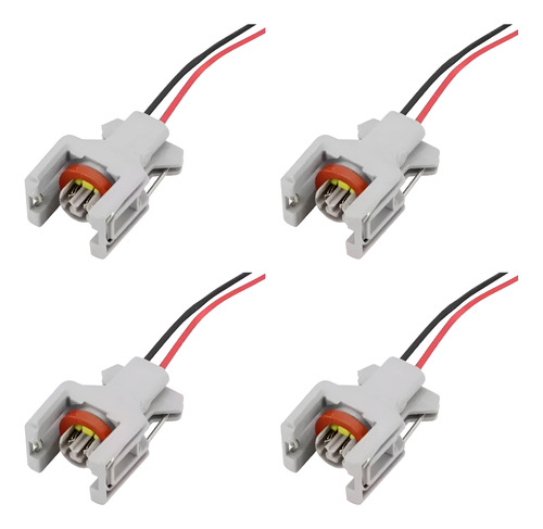 Kit 4 Conector Inyector Ssangyong Actyon 2.0 2007 - 2012