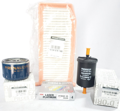 Kit Afinación Sandero Rs 2.0 2016-2019 Air Aceite & Gasolin 