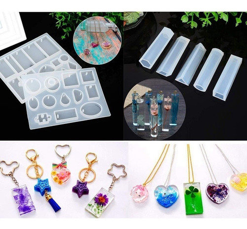 277pcs Kits De Moldes De Resina Epoxi De Joyería De Estilo M