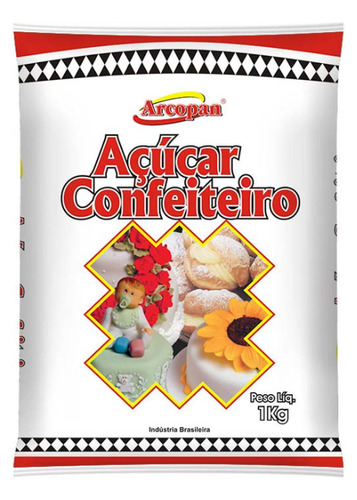 Açúcar De Confeiteiro Arcolor 1kg