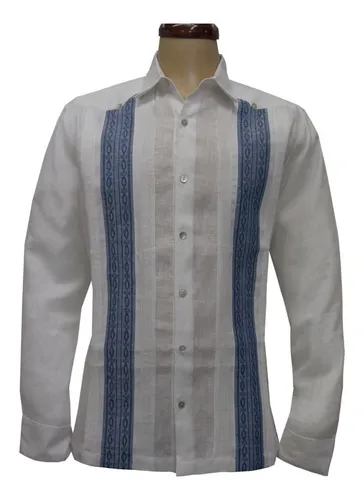 Guayabera Hombre Lino Bordada 159ol