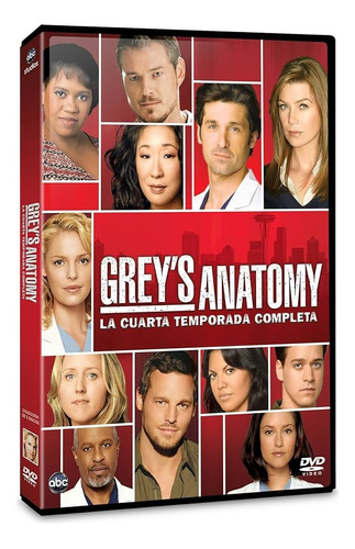 Greys Anatomy Temporada 4 Dvd Original Nueva Sellada