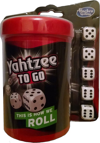 Juego De Viaje Hasbro Yahtzee To Go 2014 Gaming