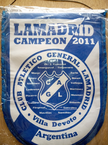 Banderín Grande General Lamadrid Campeón 2011