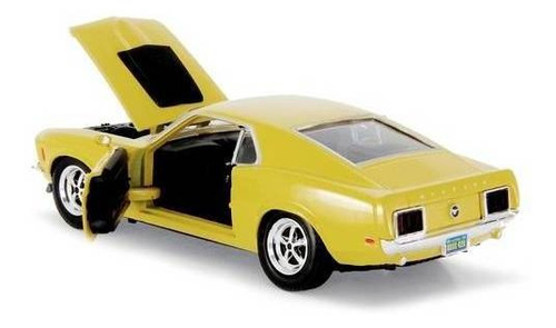 1970 Ford Mustang Boss 429 Amarelo - Escala 1:24 - Motormax