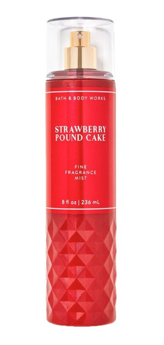 Imagen 3 de 3 de Strawberry Pound Cake Fragancia Y Crema Corporal Bath Body W