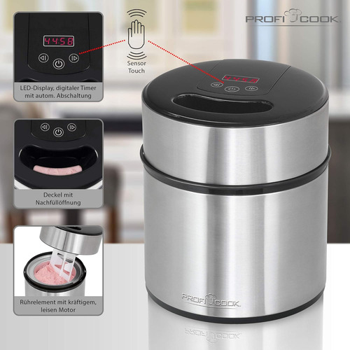 Proficook Pc De Icm 1140 Hielo Eléctrica 3 In1 Para Helado
