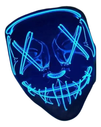 Máscara Purge Led Color A Elegir Purga Fiesta Halloween