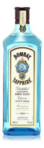 Gin Bombay Shappire London Dry Gin X750cc