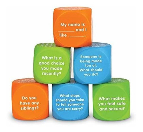 Recursos De Aprendizaje Lets Talk Cubes Conversation Cubes S