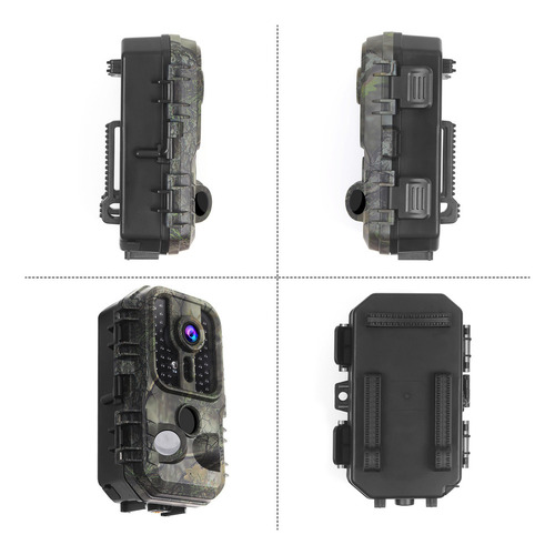 Q Cámara De Vigilancia De Visión Nocturna Led For Exteriores