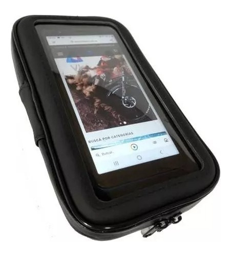 Porta Celular / Gps Funda Táctil Resiste Al Agua - Km0 Motos