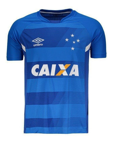 Camisa Umbro Cruzeiro Treino 2017 Azul