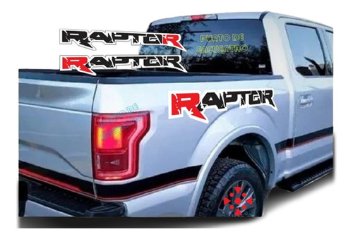 Stickers Letras Para Batea Ford Raptor R Pick Up