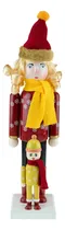Comprar Cascanueces De Madera 35 Cm Decoración Navideña Madre E Hijo