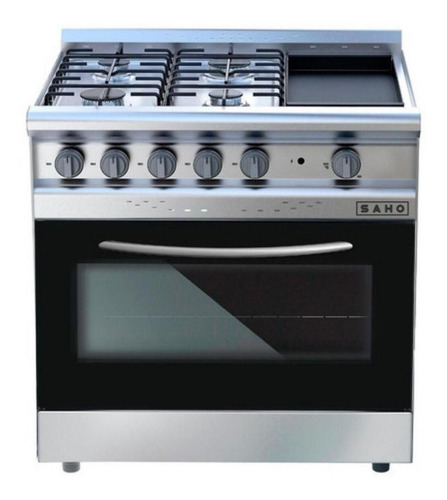 Imagen 1 de 6 de Cocina Industrial Familiar Morelli Saho 82cm Con Plancha