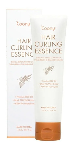 Coony Hair Curling Essence Para Cabello Ondulado Y Rizado