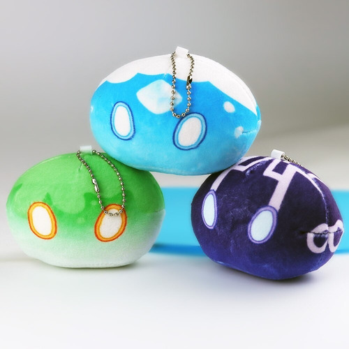 Mini Peluche Slime Electro Para Colgar | Genshin Impact