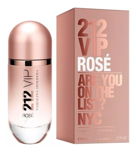 Perfume Carolina Herrera 212 Vip Rose Edp 80 Ml Impo