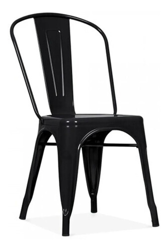Cadeira de jantar Baires4 Tolix, estrutura de cor  preto, 1 unidade