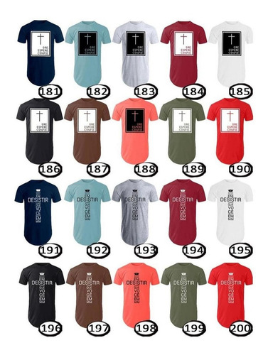 Imagem 6 de 7 de Kit C/12 Un Camisas Blusas Masculina Longline Promoção Torra