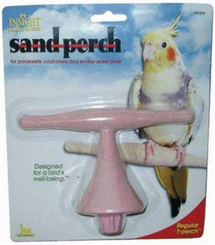 Jw Pet Company Insight Sand Perch T Perch Bird Accessory, Re