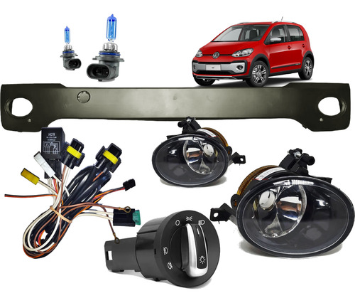 Kit Completo Farol Milha Aux Neb+branc Nov Up! 2018a 20 2021