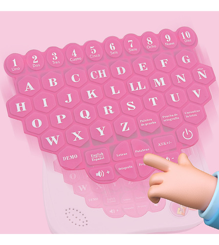 Lectores De Puntos De Aprendizaje Para Niños Color Rosa