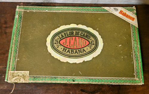 Caja De Madera Vacía Habanos J.cano (Usado)