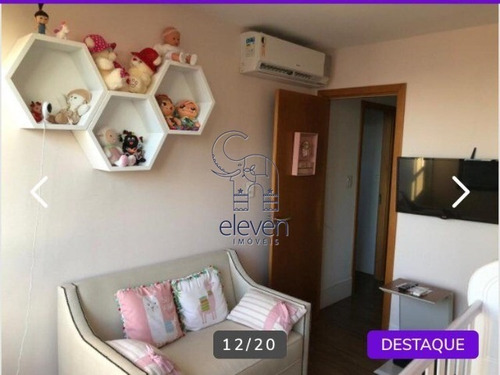 Imagem 4 de 10 de Apartamentox A Venda Na Pituba, Aquarius , Salvador Com 3 Quartos,2 Suites , Sala, Varanda, Lavabo, Cozinha, Área De Serviço, 3 Banheiros, 4 Vagas, 1 - Ap92948 - 68705061