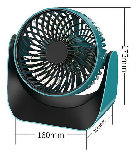 Ventilador De Escritorio Silencioso Multiusos