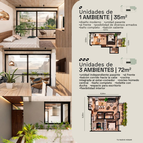 Venta En Pozo, Departamento De 1 Ambiente. Edificio Skansen 2. En Construcción. Shopping Paseo Aldrey.