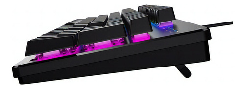 Teclado Gamer Gx Scorpion K10 Retroiluminado 6 Colores Idioma Español Color Del Teclado Negro