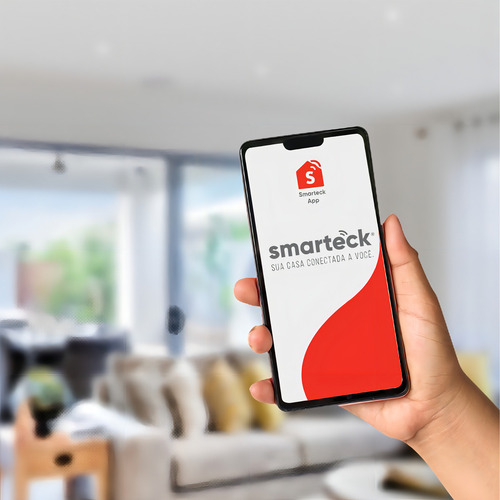 Módulo de conmutador digital Smarteck, táctil de 1 lugar, blanco