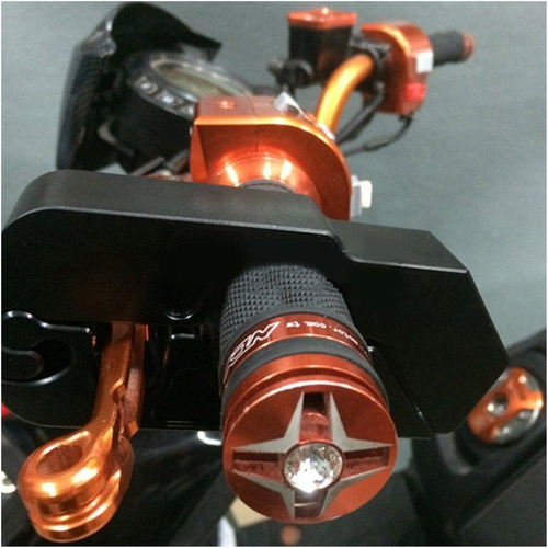 Imagen 4 de 5 de Candado Para Moto Tranca Acelerador Universal Antirobo